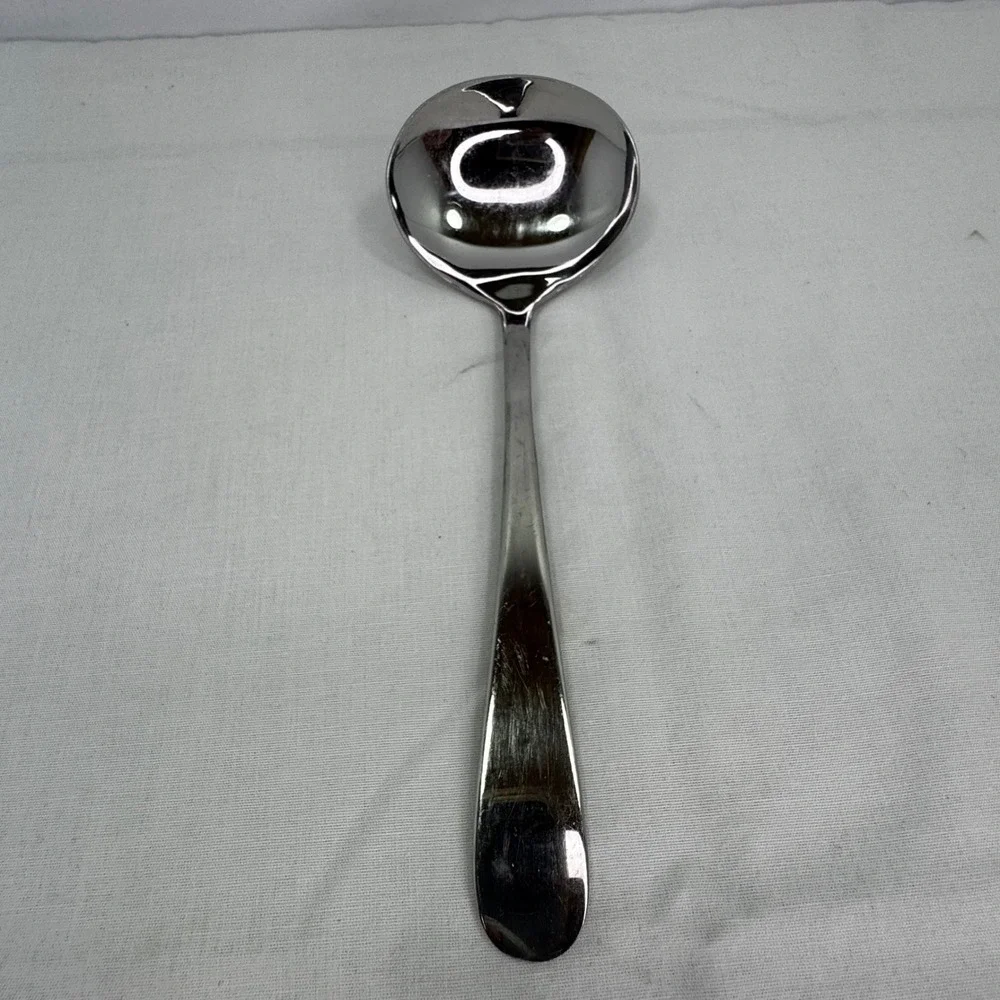 Cambridge 18/8 Stainless Steel Gravy Ladle Serving Spoon Polished Korea 7 Inch